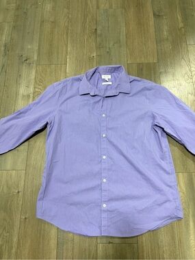 Calvin Klein Lavender Button-Up Dress Shirt